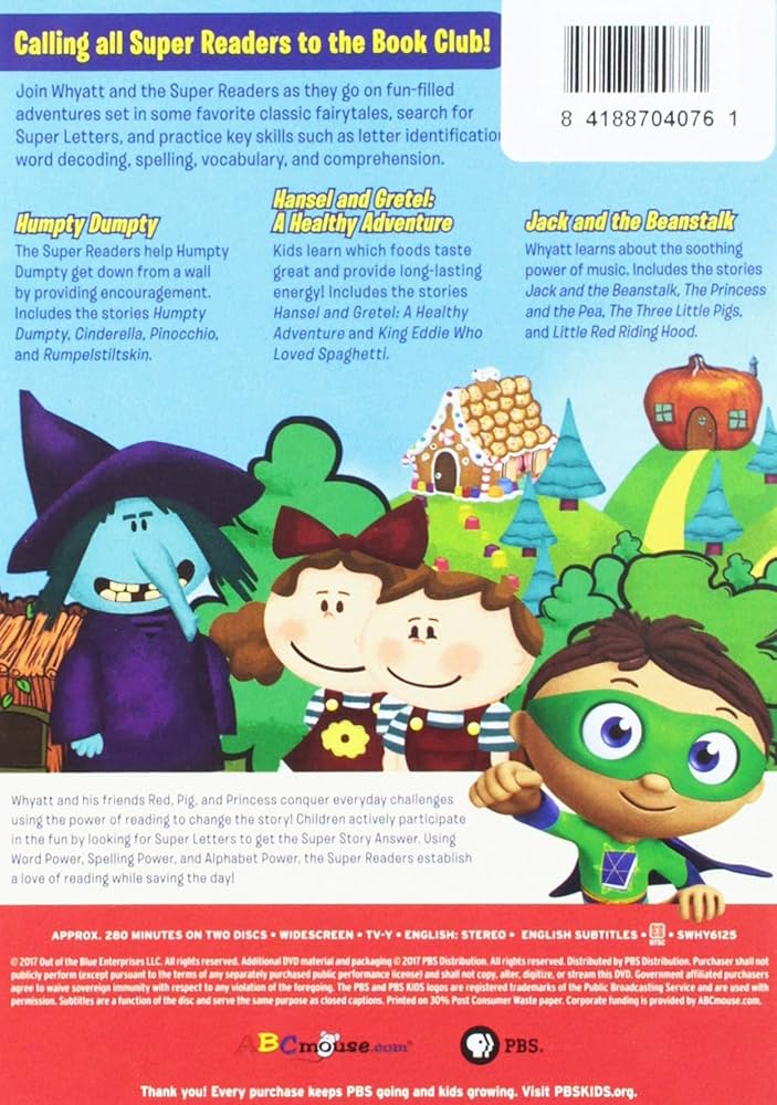 その他 Super Why: Humpty Dumpty &amp; Other Fairytale Advts [DVD] PBS Kids - Humpty Dumpty DVD - 2011 - Educational Preschool